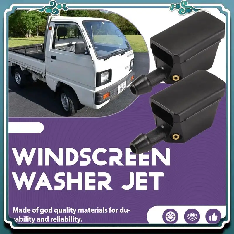 

ABTU-2 шт., форсунка для омывателя ветрового стекла, универсальный черный автомобильный рычаг, щетка стеклоочистителя, форсунки для распыления воды, аксессуары для насадок