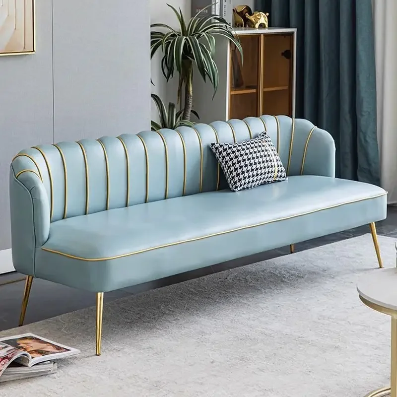 Clothing store sofa bedroom milk tea shop courtyard sofa sitting area reception sofa