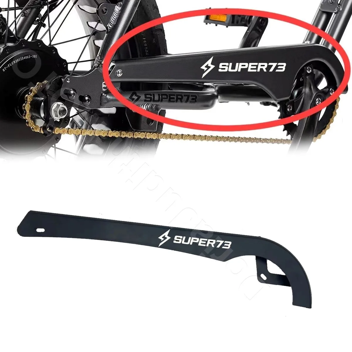 Super73 chain cover S1 special accessory chain cover upgrade accessory suitable for super 73 S1 S2