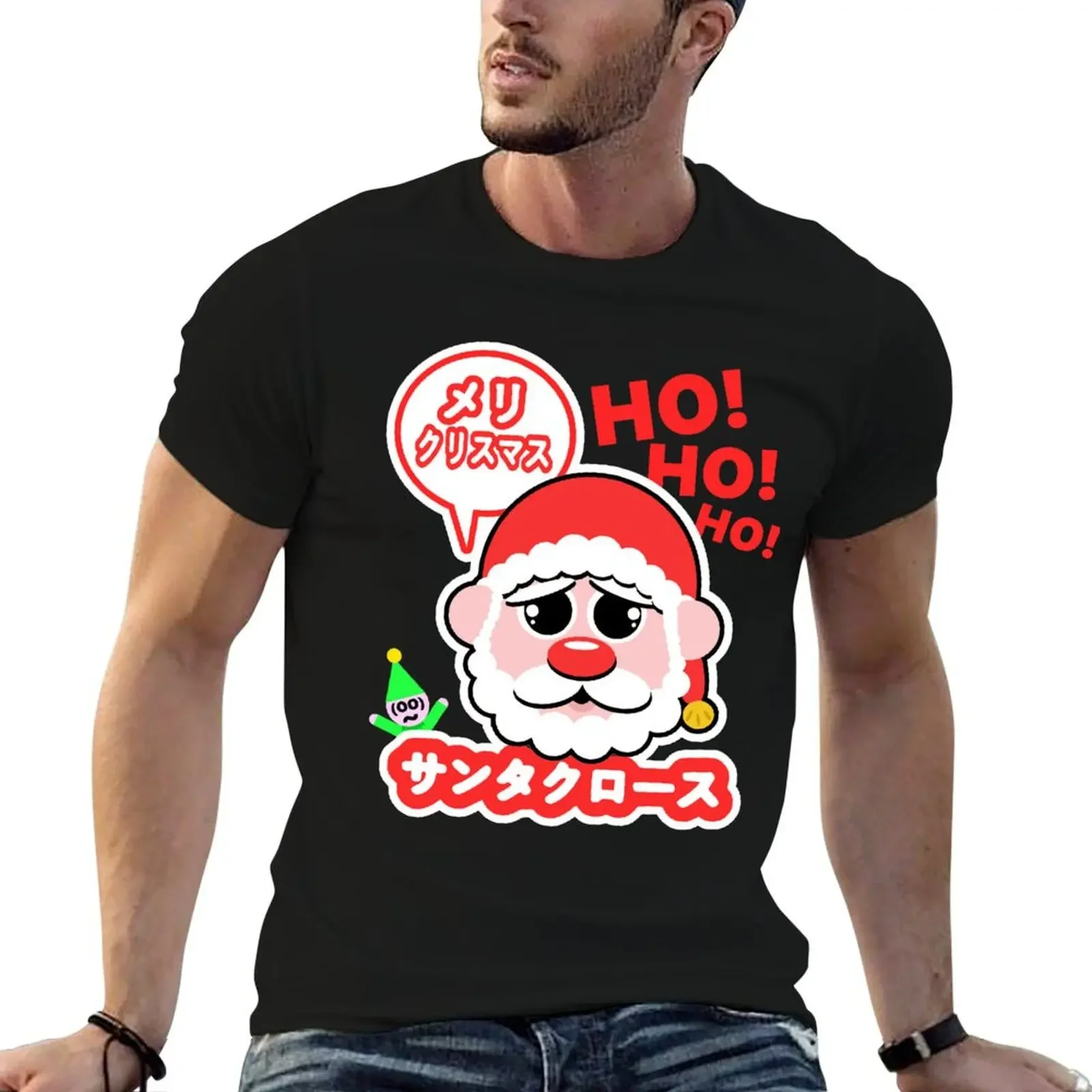 

Super Kawaii Santa Claus T-Shirt quick-drying customs croswit shirt man mens fashion