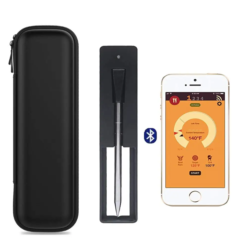 Accessoires numériques Bluetooth sans fil pour four, gril, barbecue, fumoir, rôtissoire, cadeau de cuisine, viande therye.com, meilleure mise à niveau