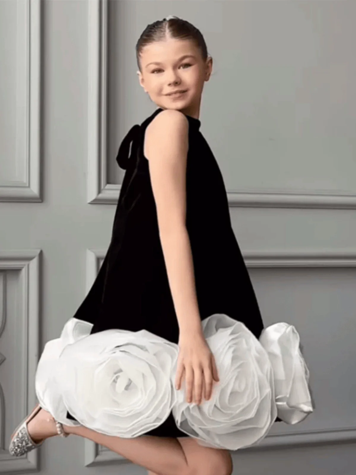 

Lush Girl Party Dresses Elegant Fluffy Girl Princess Dress Butterfly Birthday Wedding Dress Girl deguisement princesse fille