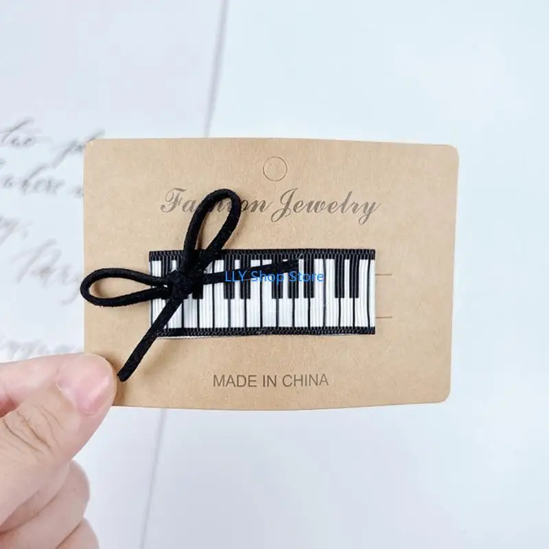 T8UD غطاء الرأس الكمان الموسيقية ملاحظة مقاطع الشعر دبوس الشعر لفتاة طفل الأطفال الصغار الرضع أغطية الرأس مشبك شعر المشابك لطيف #5