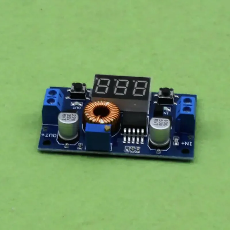 5A DC-DC Buck Step-Down Converter Module DC 4V-38V To DC 5V 9V 12V 24V LED Display Voltmeter Board