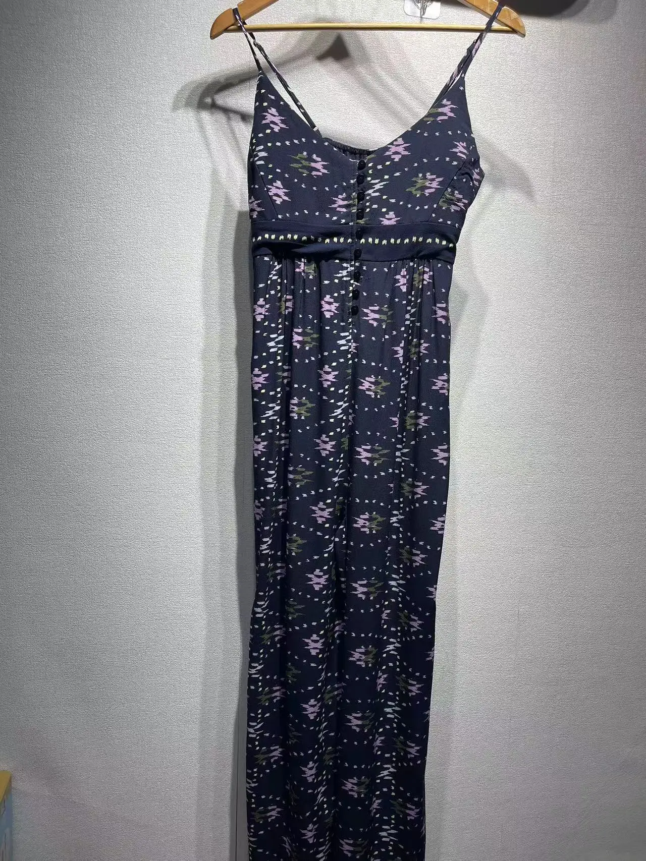 Dames Sling Playsuit 2024 Nieuwe Lente Zomer Print V-Hals Slanke Taille Vintage Mouwloze Badpak