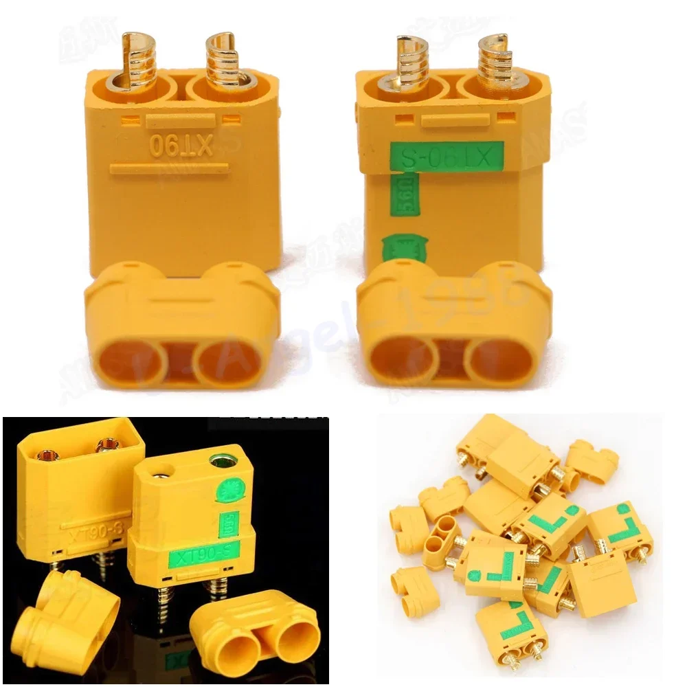 5pair Amass XT90S XT90-S Male Female Bullet Connector anti spark For RC DIY FPV Quadcopter brushless motor