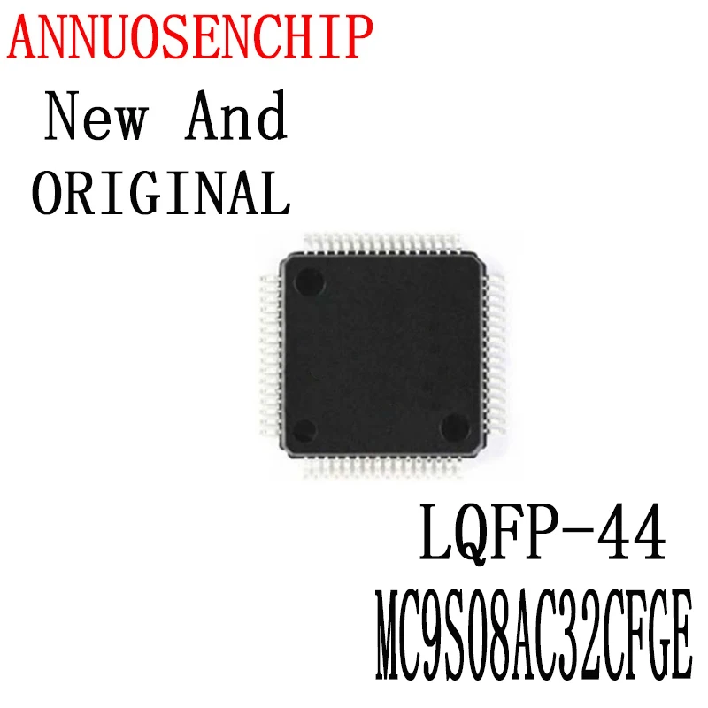 

2PCS~50PCS New And Original MC9S08AC32 LQFP-44 MC9S08AC32CFGE