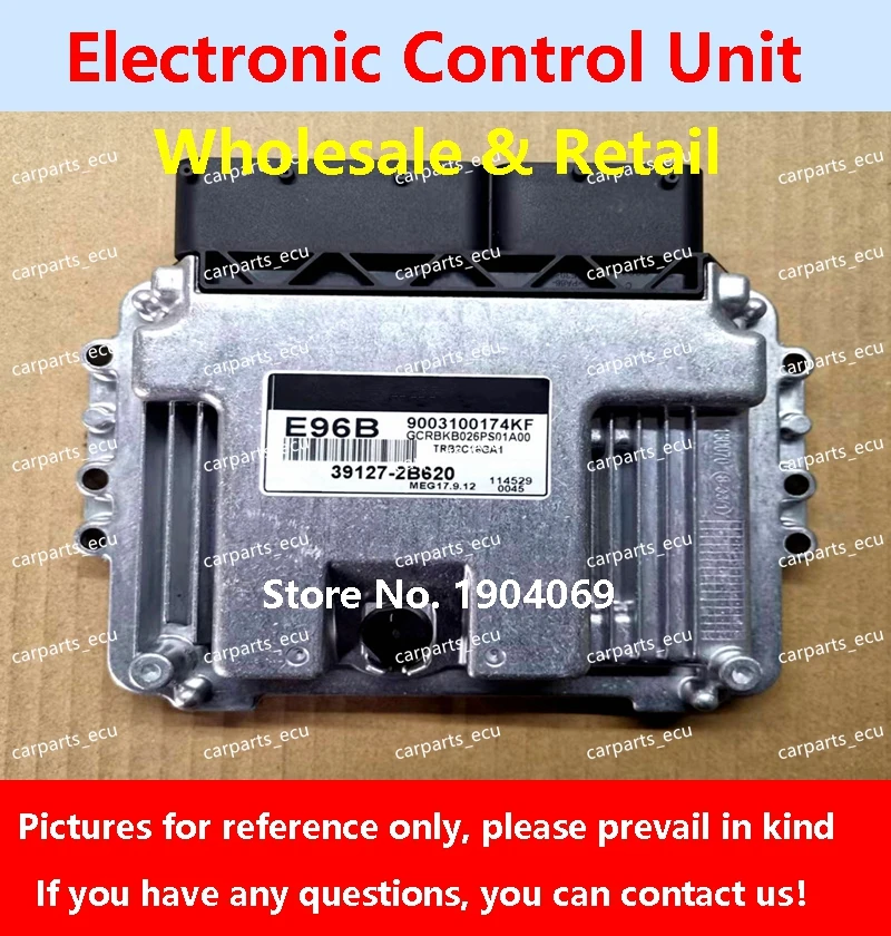 

39134-2B522 L76 39134-2B304 550 ЭБУ 39134-2B441 для Hyundai Elantra MEG17.9.12 Компьютерная плата двигателя автомобиля 39127-2B620 E96B