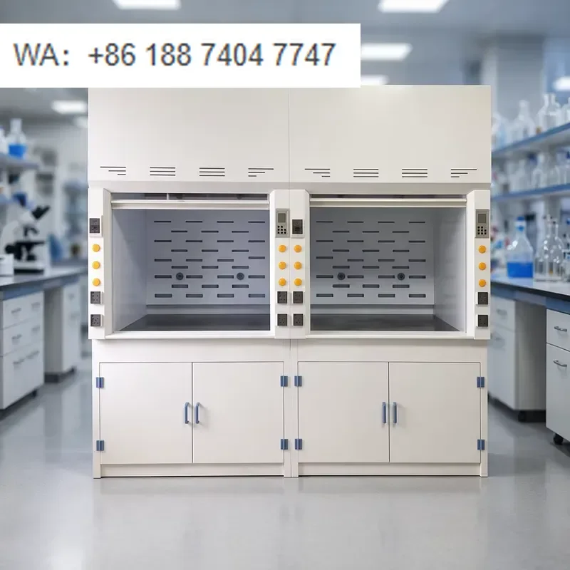 PP Anti-corrosion Fume Hood Motor Full Polypropylene Construction Strong Acid Alkali Resistant 99% Purify Efficiency