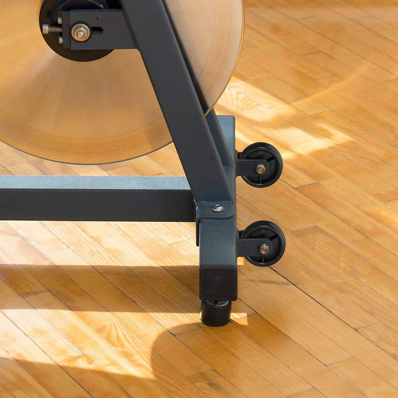 4 قطعة معدات اللياقة البدنية عجلة دوارة عجلة بلاستيكية شديدة التحمل لدراجة ممارسة المشي قطع غيار عالمية لصالة الألعاب الرياضية المنزلية #4