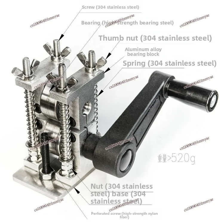 

Handmade DIY inlaid silver and copper wire press flat wire