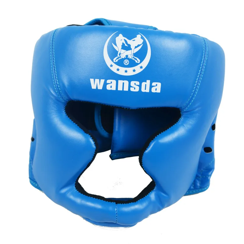 High quality boxing training freestyle grappling protective gear helmet enclosed helmet Muay Thai fighting guard head