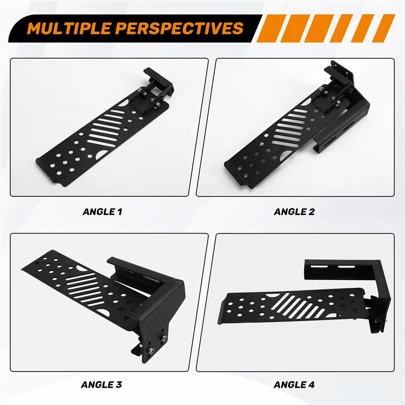 ABHY-Dead Pedal Driver Foot Rest Left Side Kick Panel For Jeep Wrangler JL JLU 2018 - 2022 Gladiator JT 2020