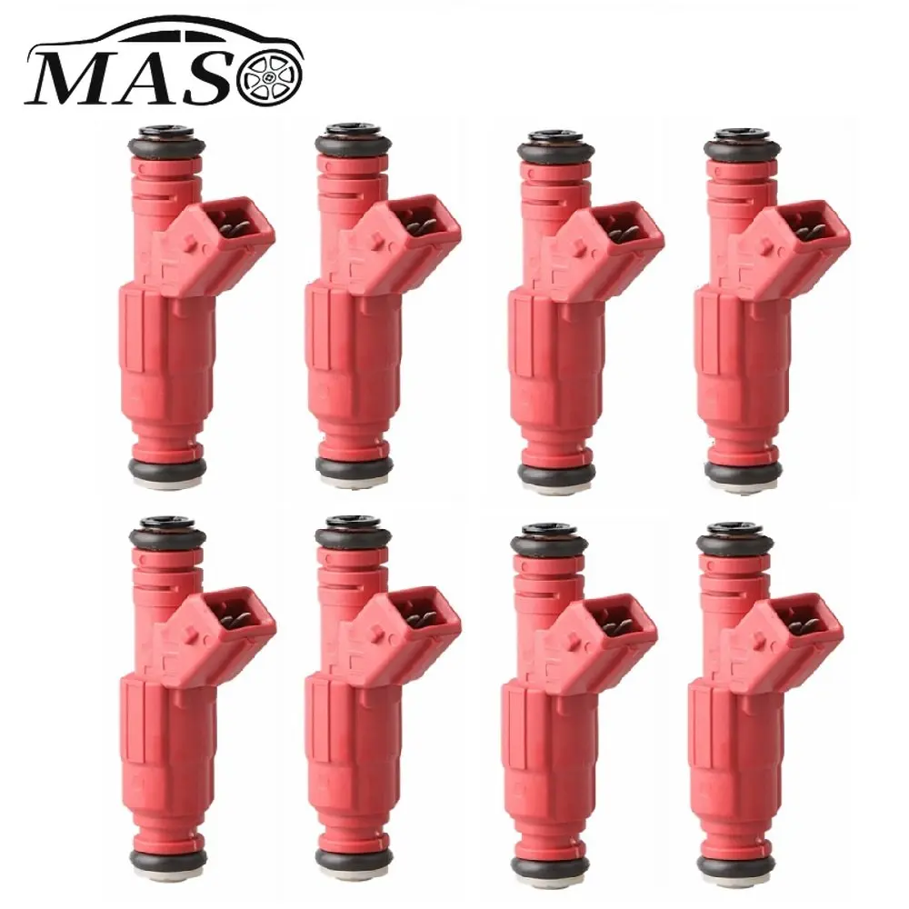 8Pcs Fuel Injectors Nozzle 0280155759 for Ford Mustang Chevy Corvette Pontiac Firebird TransAm and Camaro V8's