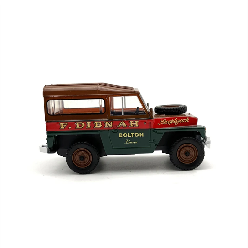 1:43 Scale Diecast Alloy 1980 Land Rover Light Hardtop Off Road Vehicle Model Classic Adult Collection Toys Gifts Static Display