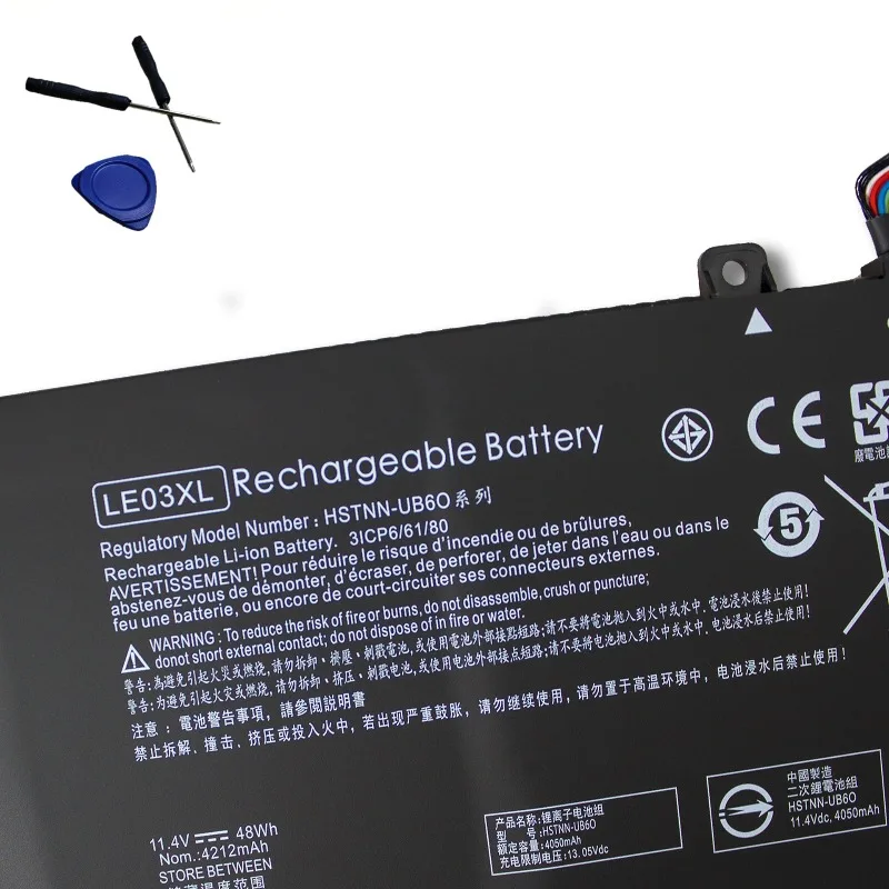 

LE03XL Battery For HP Envy x360 M6-W TPN-W113 W114 W116 11.4V 48Wh