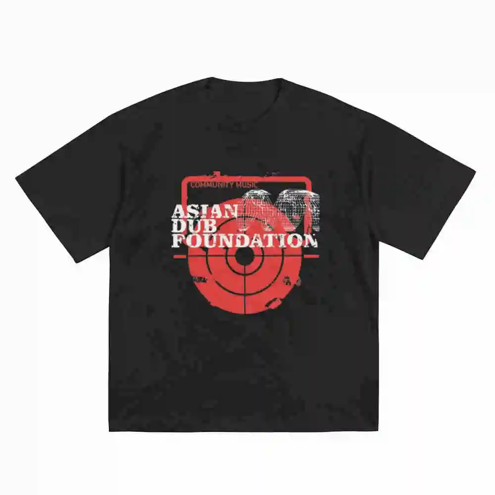 Community Music Asian Dub Foundation Short Sleeve Tee 100% Cotton T-Shirt