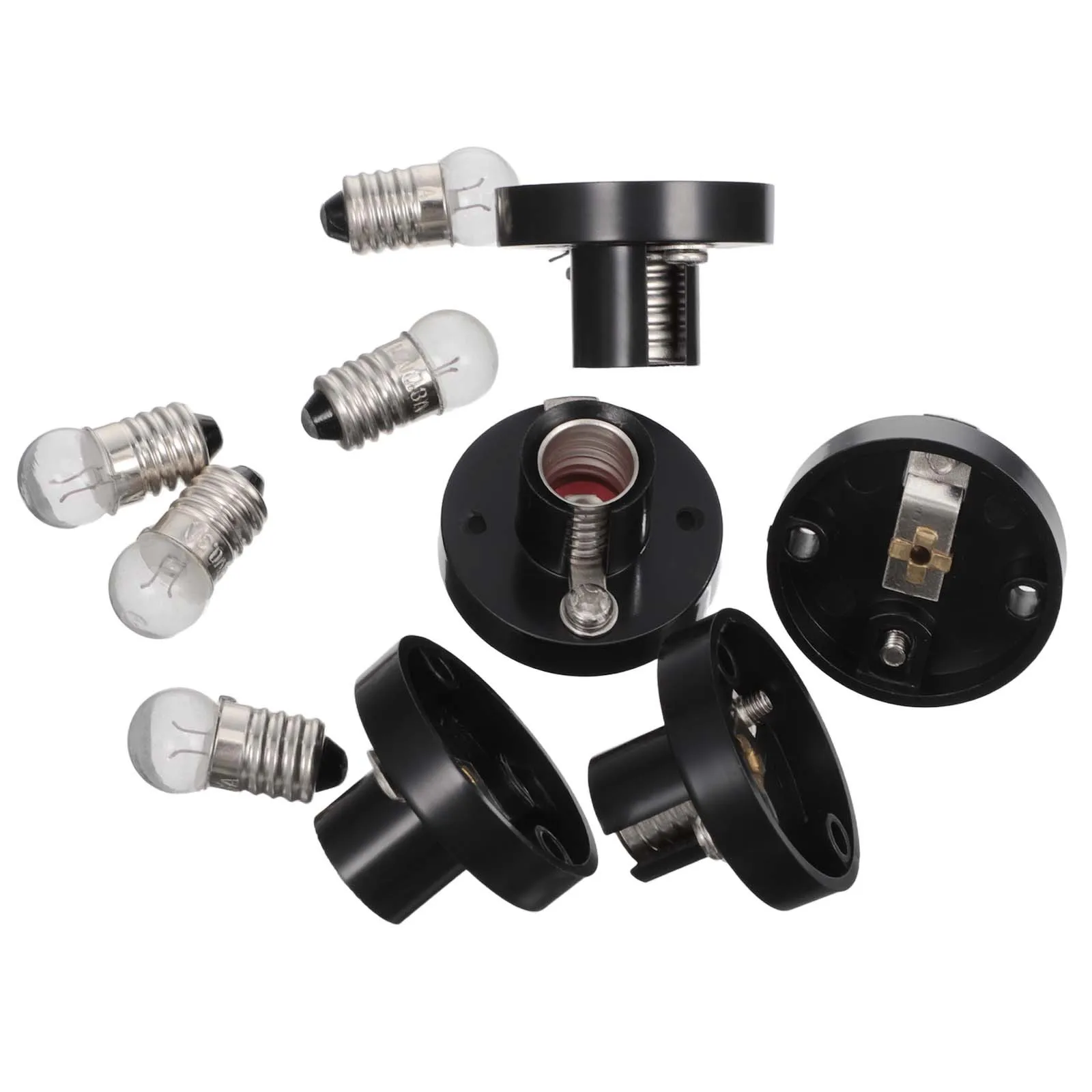 

5pcs Screw Mini Bulb Holder Lamp Socket For Physics Laboratory Equipment Circuit Experiment Science Teaching Tools Small