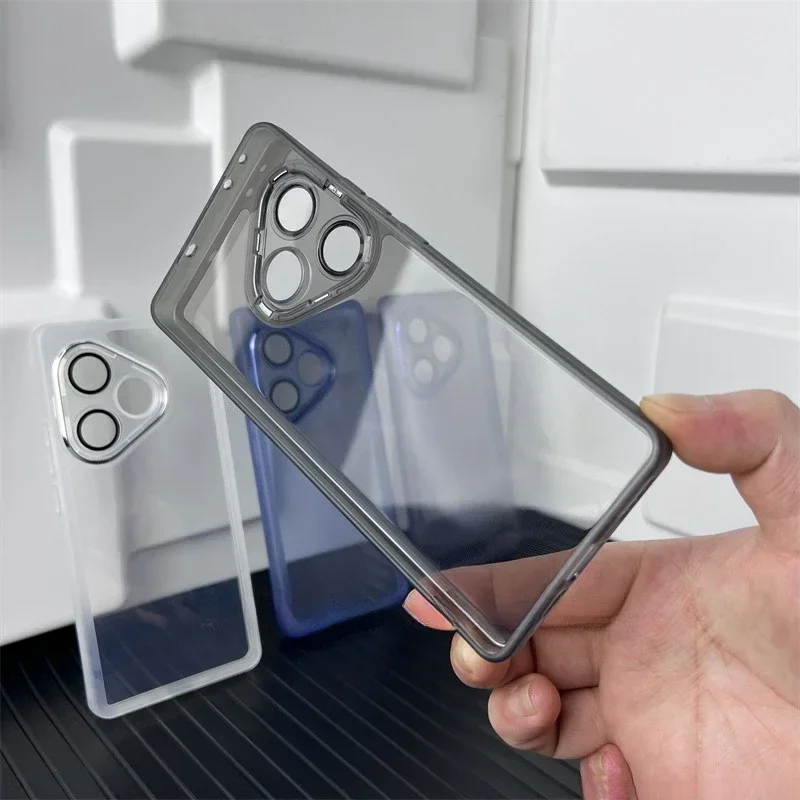 Роскошный защитный чехол для объектива для OPPO Realme GT6 Neo 6 GT 6T SE 5G, защитный прозрачный мягкий чехол для камеры RealmeGT6T GTNeo6 6SE Shield
