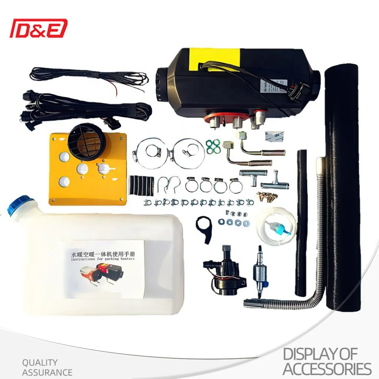 

RV Air Heaters CNDE 5KW 7KW 12V/24V Diesel Air & Water Heater Integrated Machine with 1 Year Warranty for Boat Truck RVs Camper