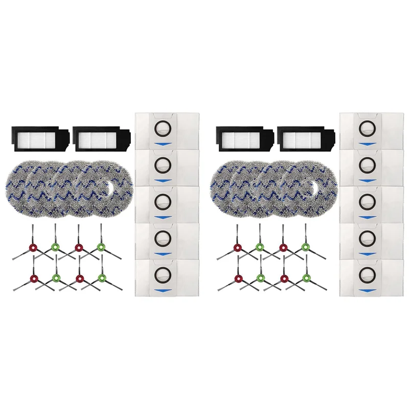 

BAAN-2X Vacuum Cleaner Floor Care Replacement Parts Kit For ECOVACS DEEBOT X1 Omni/X1TURBO/X1 Plus Robot Vacuum Cleaner