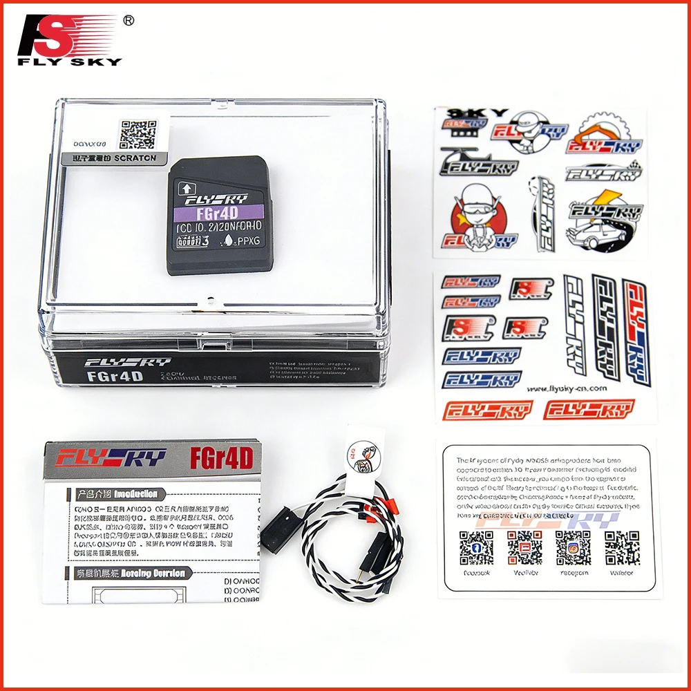

Приемник Flysky FGR4D 2.4G 4CH двухсторонний AFHDS3