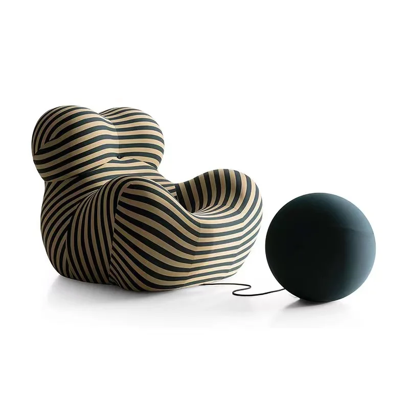 Nordic Contemporary design comfortable Ball Hug Chair Living Room Furniture  Lazy