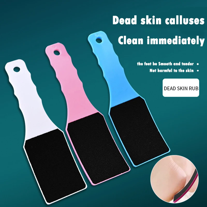 

Double-side Professional Curved Foot Scrub Board Dead Skin Removal Tool Foot Scraper Household Plastic Exfoliate Smooth Pedicure
