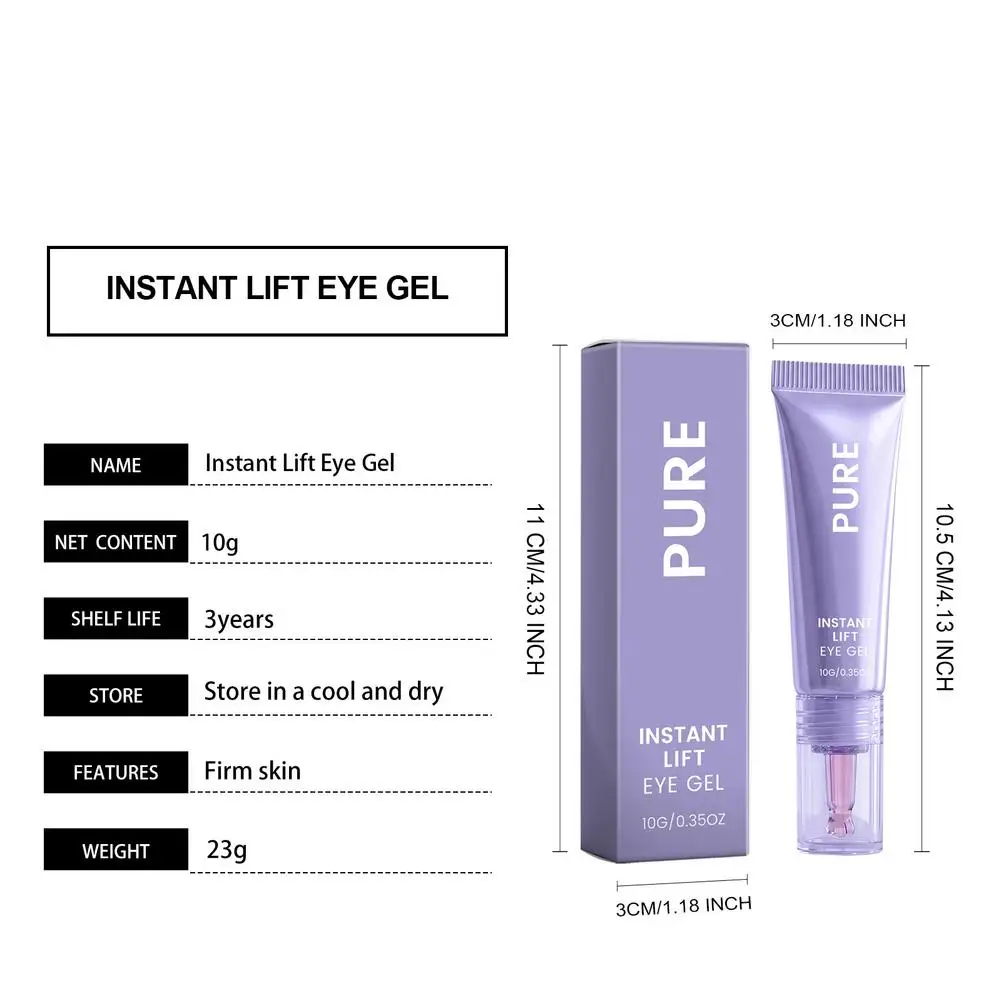 PURE Instant Lifting Eye Gel Cream Anti Wrinkle Anti Dark Circle Eye Massager Collagen Firming Fade Fine Lines Eye Skin Care - view 6