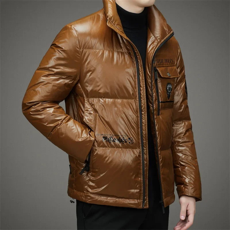 Men's Winter Down Jacket Bright Jacket Man Duck Down Men's Lightweight Padding Designer Clothes Men Casual Man Sack Coat