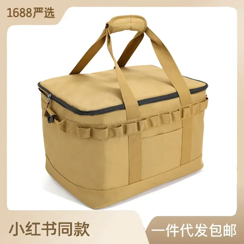 Camping Storage Bag Large Capacity Cookware Tableware Camping Equipment Storage Bag Tactical Camping Outdoor Storage Bag