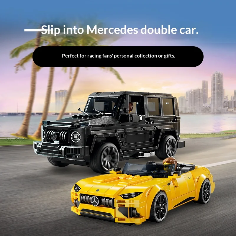 

LEGO Building Blocks Super Racing Series 76924 Mercedes Benz AMG SL 63 Boys' Puzzle Building Blocks Toy Gift