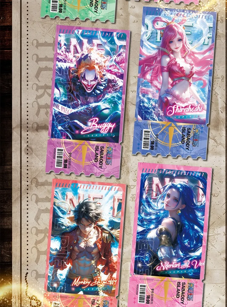 Kabag One Piece Wave 8 Cards New World Anime Character Luffy Zoro Nami Collection Cards Toys Birthday Gifts For Boys And Girls