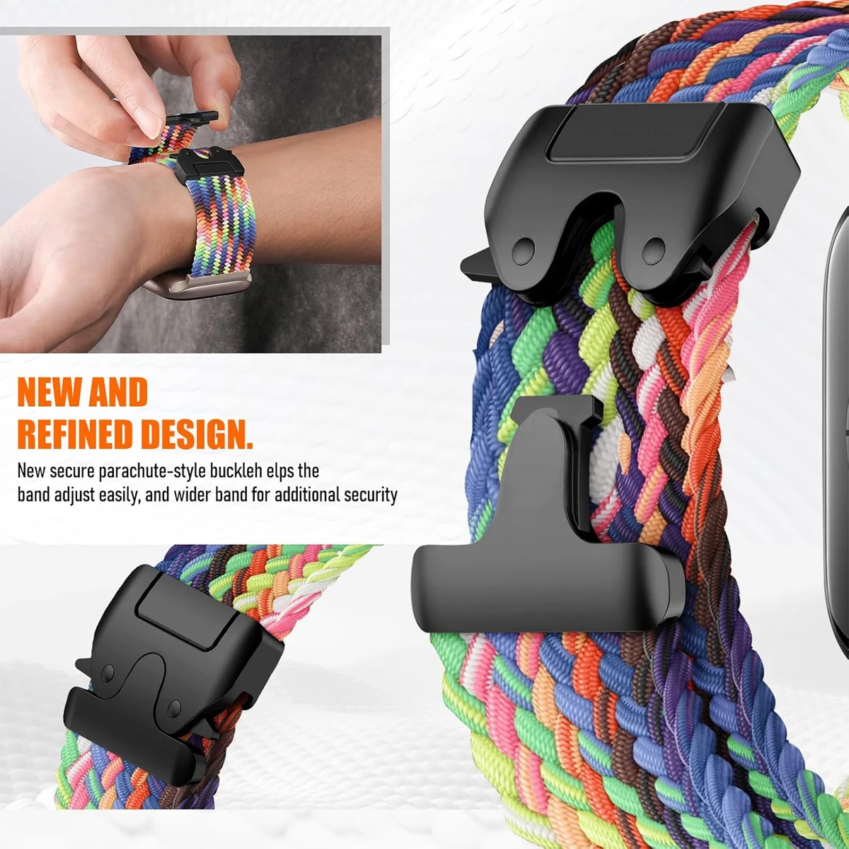For Samsung Galaxy Watch Ultra Strap 47mm Accessories Magnetic Nylon Braided wrist belt Bracelet Correa Galaxy Watch7 Ultra Band
