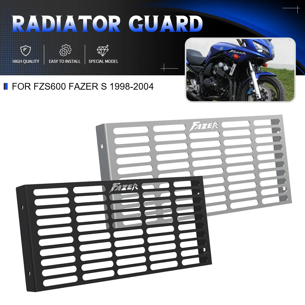 

Motorcycle Radiator Guard Grille Cover Protector FOR YAMAHA FZS600 FAZER FazerS 1998-1999-2000-2001-2002-2003-2004 Accessories