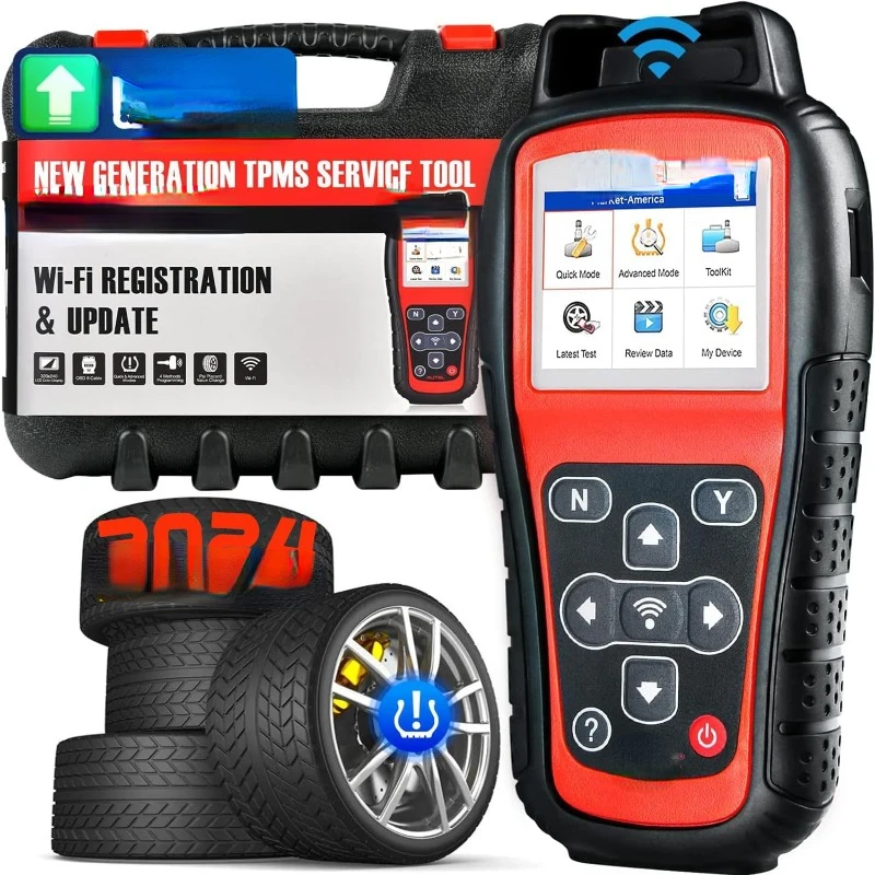 

MaxiTPMS TS508WF TPMS Programming Tool, 2024 Newest WiFi Ver. of TS508 TS501 TS408 TS601, Tire Pressure Monitor