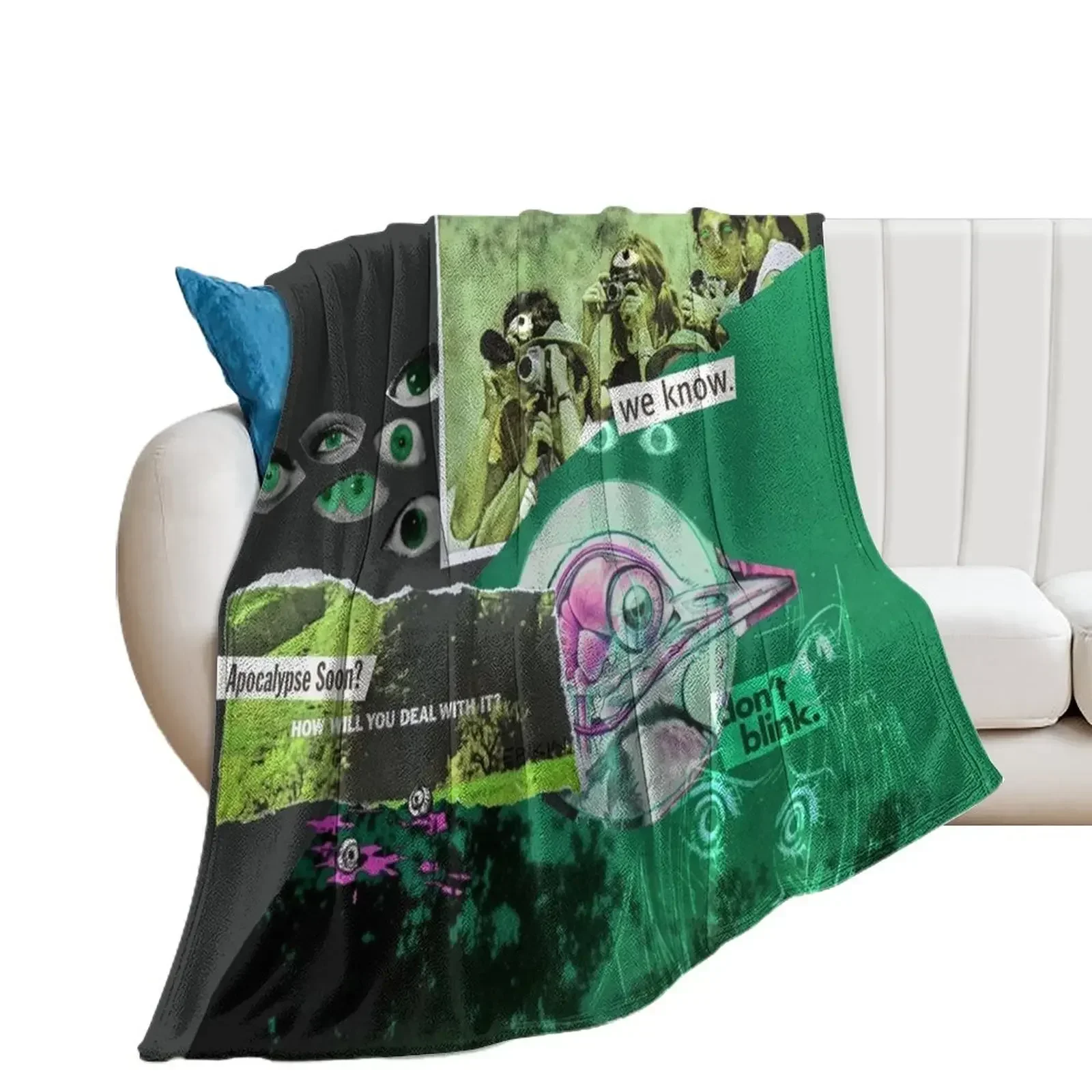 The Ceaseless Watcher Throw Blanket Custom Plush for sofa Blankets