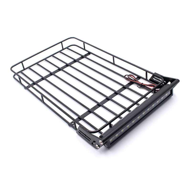 

KYX Racing Metal Roof Rack 245*150*30mm for RC Crawler Car Axial SCX10 II 90046 Traxxas TRX4 TRX-4 Accessories Upgrades Parts