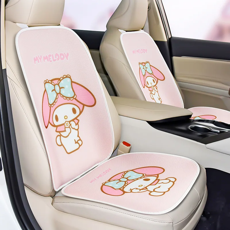 Sanrio Car Seat Cushion Lumbar Cushion Car Protective Cushion Plush Car Mat My Melody Car Anti-Slip Seat Cushion Car Accessories