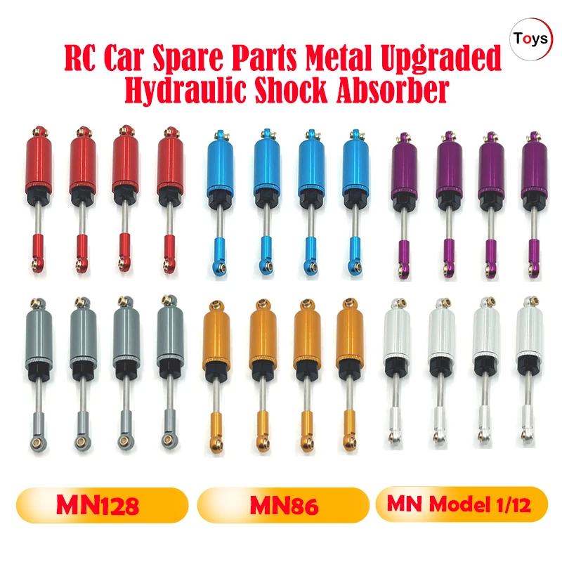 

Suitable For MN Model 1/12 MN128 MN86 G500 RC Car Spare Parts Metal Upgraded Hydraulic Shock Absorber