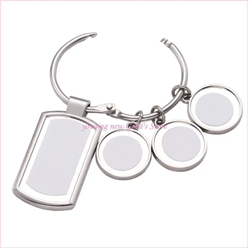 

57QA Круглый пустой брелок для сублимации на Рождество, День Святого Валентина, выпускной подарок