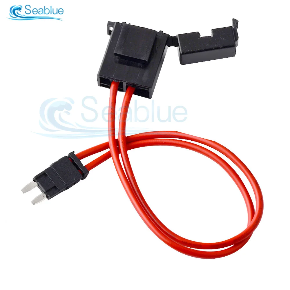 1Pcs 32V 25A ACC 16AWG Car Fuse Holder Mini Small Medium Micro2 Fuse Box ATM Blade Fuse Double Wire Extension Cord With Holder