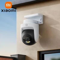 XIAOMI Nueva cámara exterior 4.8MP 4K 360 ° ,AI Close-up humanoide, alarma visual audible, audio bidireccional, versión china con adaptador