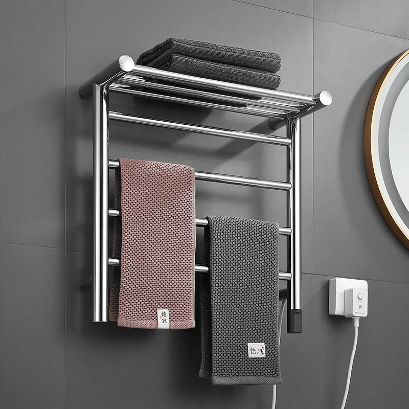 High-Tech Intelligent Electric Towel Warmer Carbon Brazing Heating Bathroom Drying Rail with Thermostatic Control