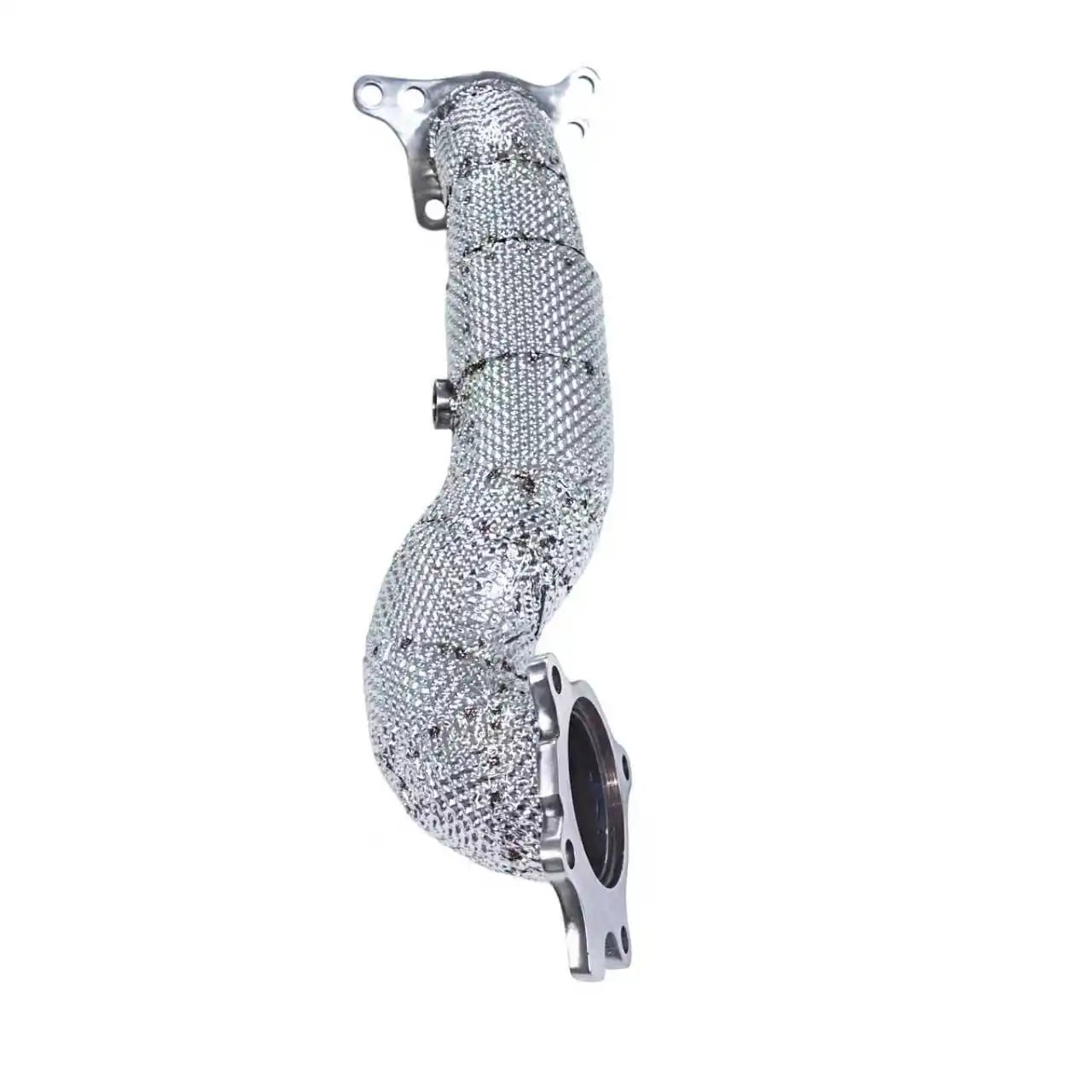 Escape gfc/adequado para honda civic rs 1.5t fk7 downspout sem gato cabeça de escape de desempenho de aço inoxidável