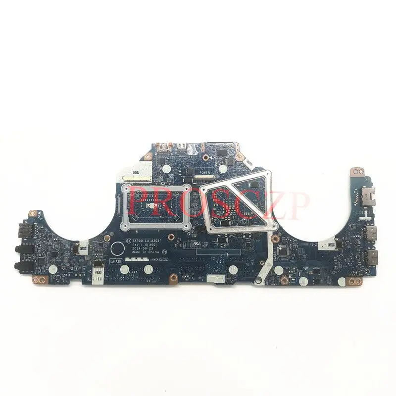 CN-076JXP 076JXP 76JXP Mainboard For Alienware 13 Laptop Motherboard ZAP00 LA-A301P With SR1EF I5-4210U CPU 100%Full Tested Good