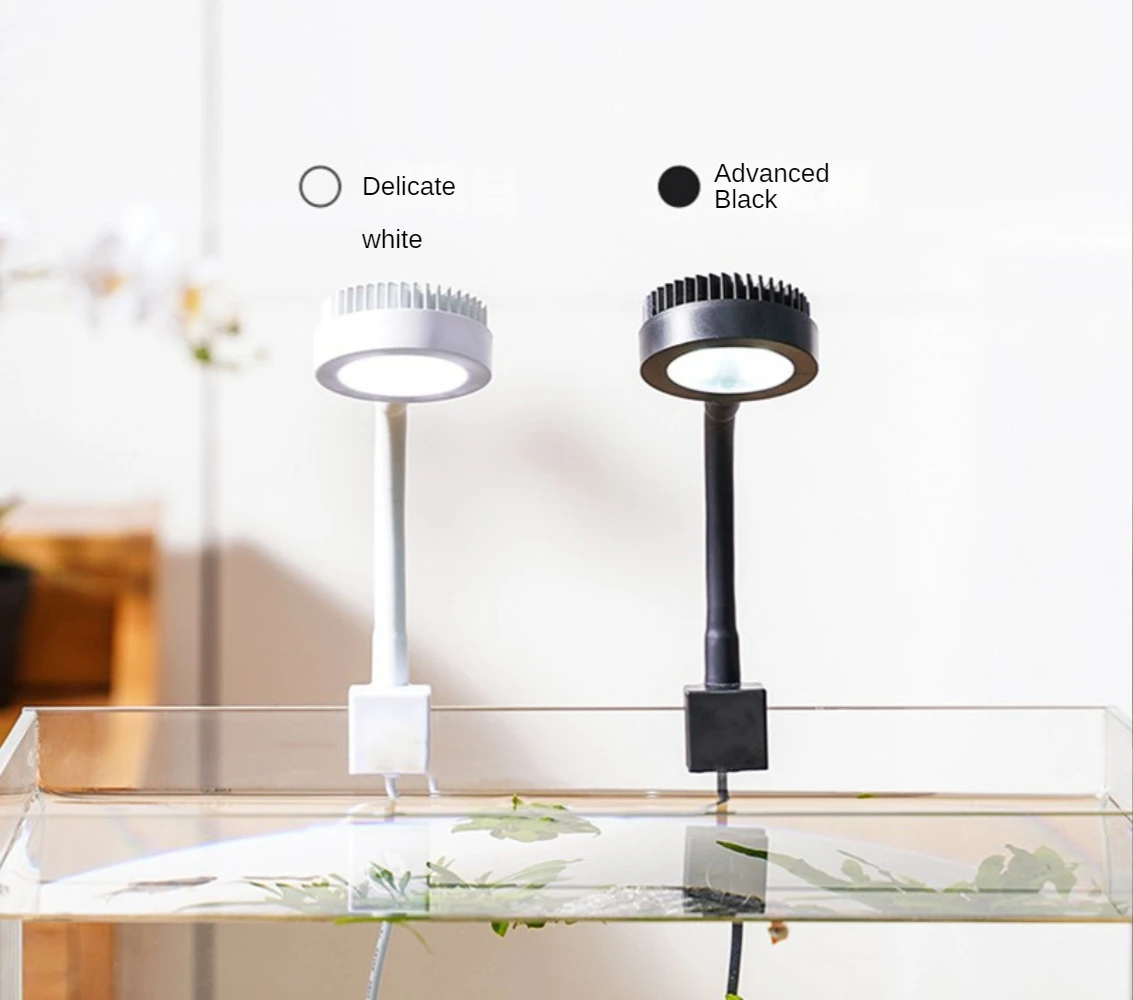 5W USB Small Fish Tank Light LED Micro Landscape Clip Light for Aquatic Plants & Tropical Fish Coral in Water Aquarium