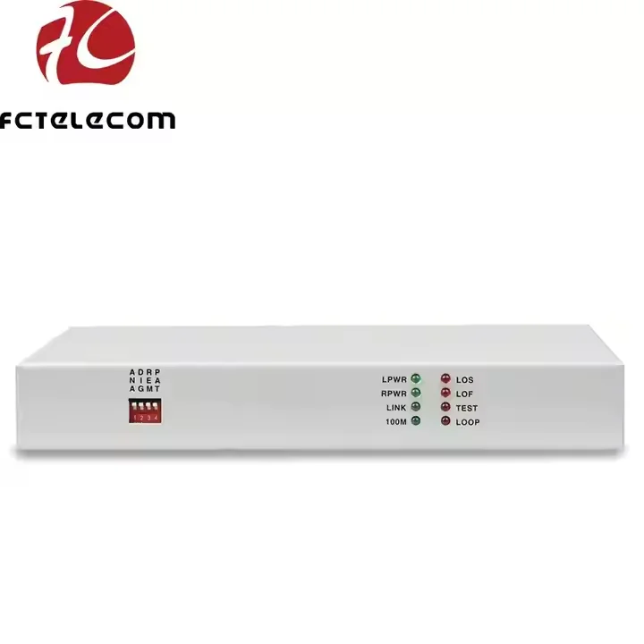 Conversor E1 FE emoldurado Conversor de protocolo Ethernet E1 para 10/100M