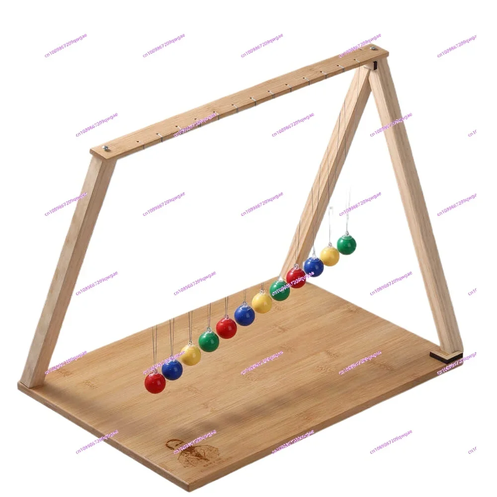 Serpentine Pendulum Simple Pendulum Wave Experiment Newton Pendulum Teaching Aids 12 Balls Physics Science Children's Toys Gift