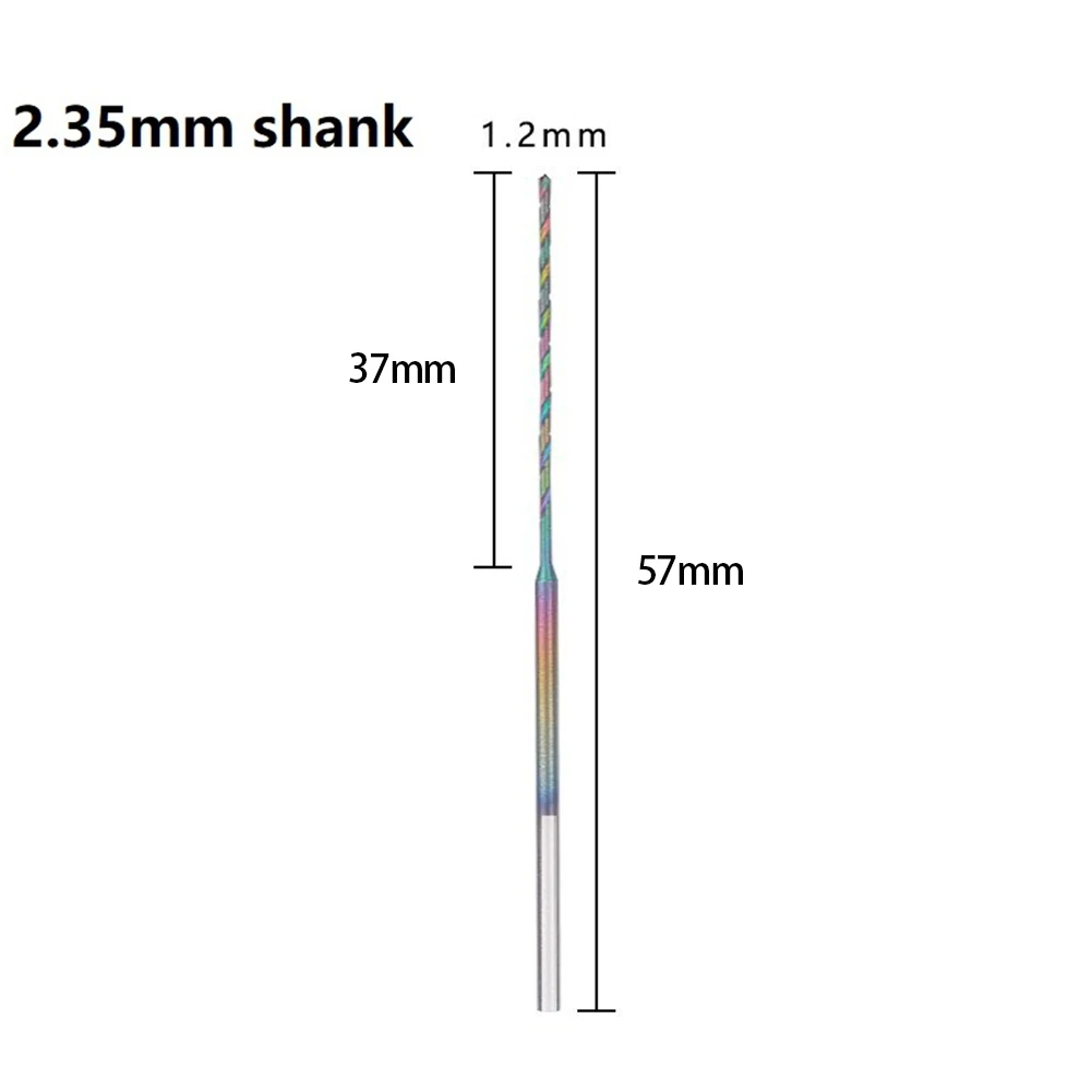 Сверло для электроинструмента, 57 мм, янтарный шнек, сверло с буровой головкой, сверло 2,35 мм, высокоскоростная стальная игла для сверления
